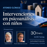 Intervenciones en psicoanálisis con niños