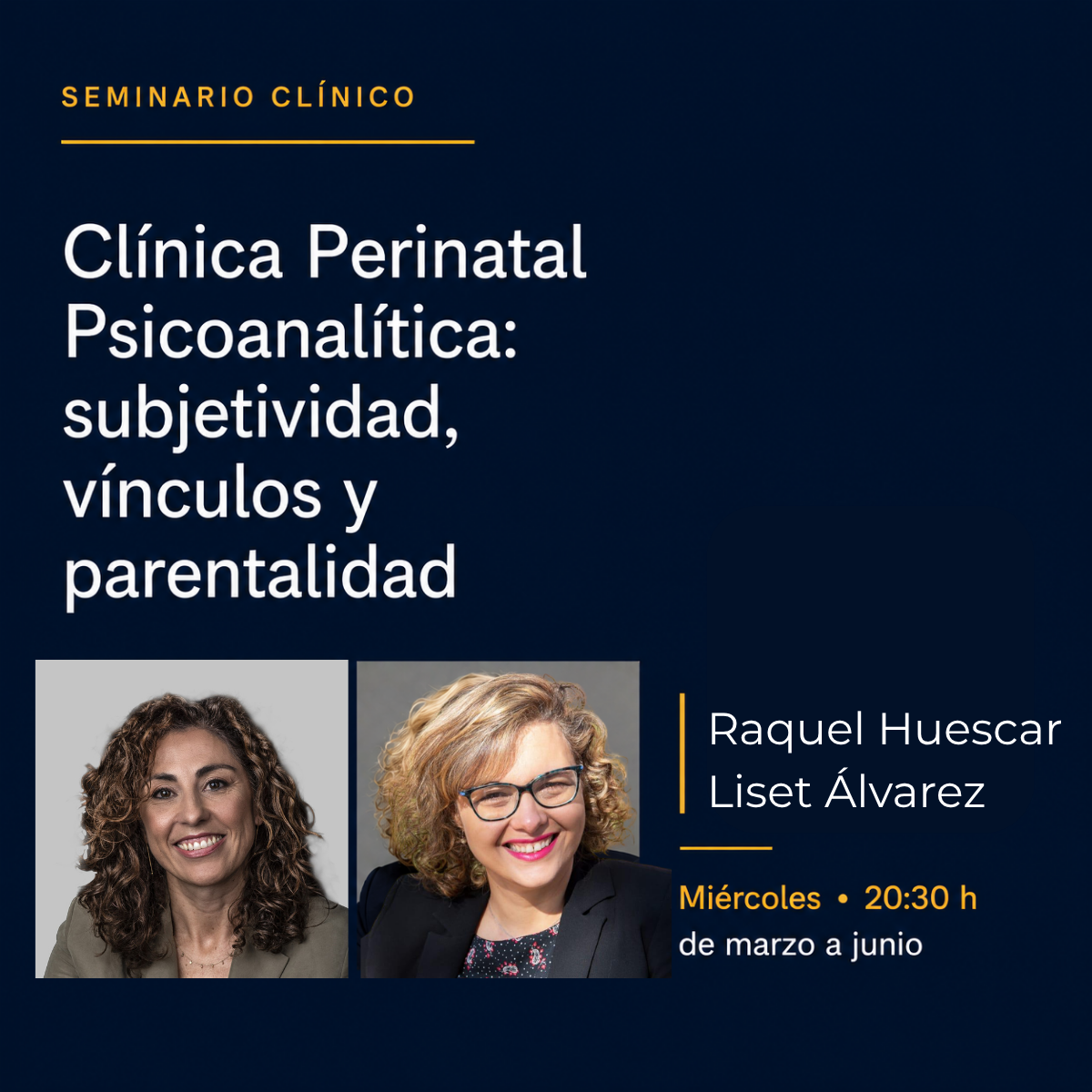 Raquel Huéscar y Liset Álvarez